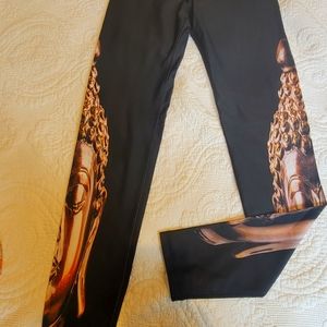 NOLI Yoga Black Buddha Legging LOW RISE!!!! Workou